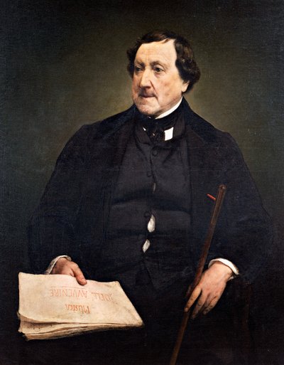 Portrait de Gioachino Rossini - Francesco Hayez