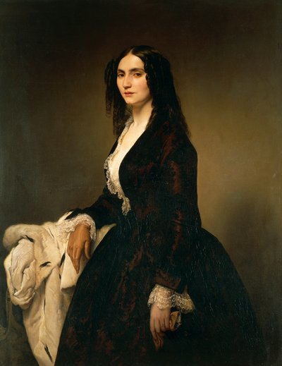 Portrait de Mme Matilde Juva Branca - Francesco Hayez