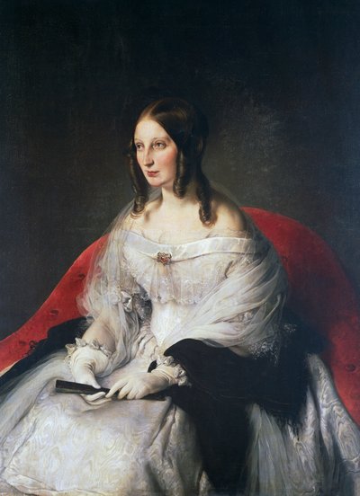 Portrait de Sarah Louise Strachan Ruffo de Motta et Bagnara, princesse de Sant