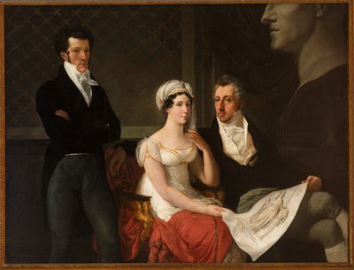 Portrait de la famille Cicognara, avec le buste d