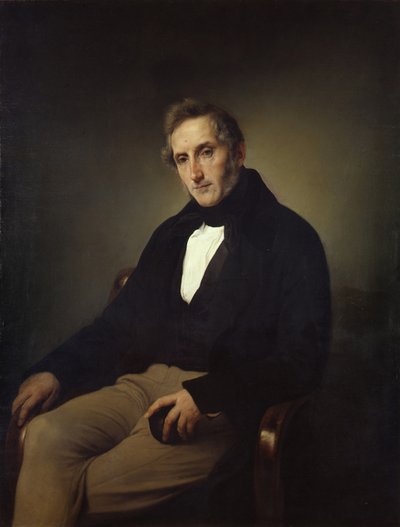 Portrait du poète Alessandro Manzoni 1785-1873 - Francesco Hayez