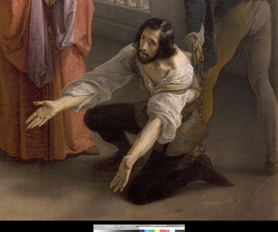 La dernière rencontre entre Jacopo Foscari et sa famille avant l