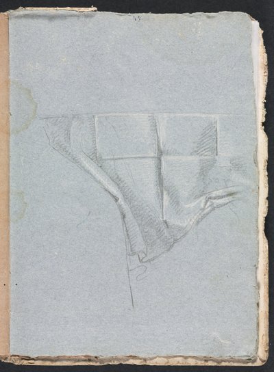 Carnet de croquis de Vérone : Étude de draperie page 93 - Francesco Lorenzi