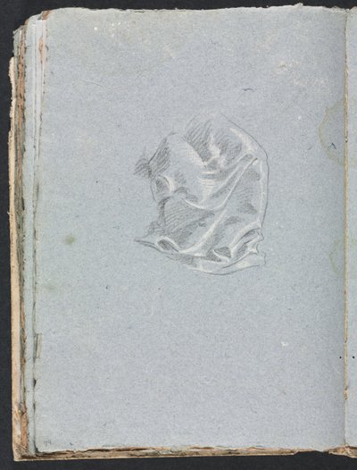 Carnet de croquis de Vérone: Étude de draperie page 94, 1760 - Francesco Lorenzi