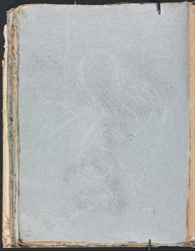 Carnet de croquis de Vérone : Étude de figure page 72, 1760 - Francesco Lorenzi
