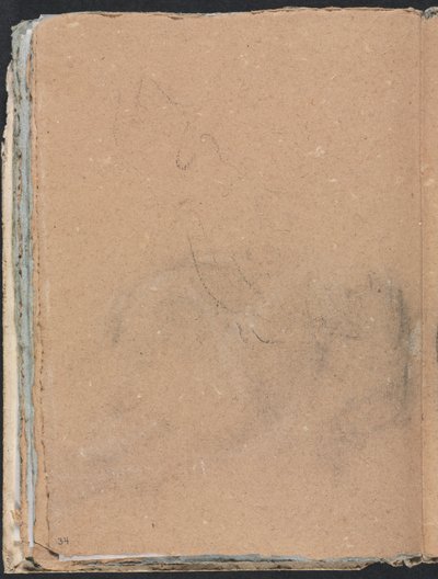Carnet de croquis de Vérone : Forme indéchiffrable (page 34) - Francesco Lorenzi