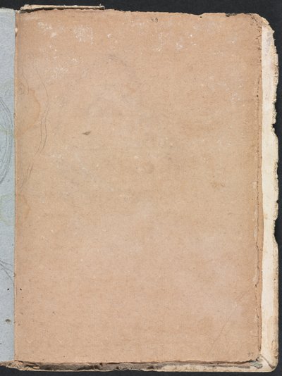 Carnet de croquis de Vérone : Forme indéchiffrable page 97, 1760 - Francesco Lorenzi