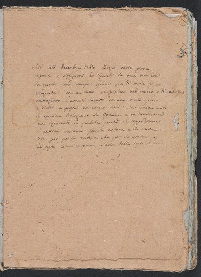 Carnet de croquis de Vérone : page d