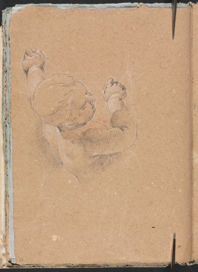 Carnet de croquis de Vérone : Putto page 22, 1760 - Francesco Lorenzi