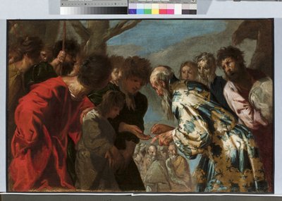 Joseph vendu par ses frères, vers 1657-58 - Francesco Maffei