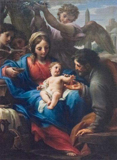 Le repos pendant la fuite en Égypte - Francesco Mancini