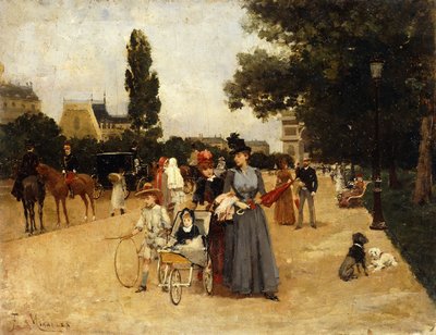 Avenue Foch avec vue sur l