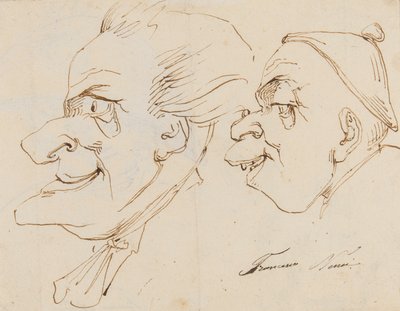Page de caricatures - Francesco Nenci