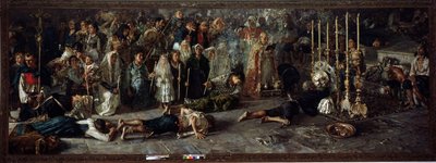 Il voto (Fête en hommage à Saint Pantaléon le 27 juillet à Miglianico en Abruzzes, Italie) - Francesco Paolo Michetti