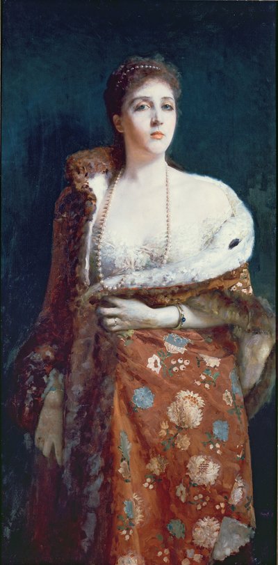 Portrait de la Duchesse de Fondi - Francesco Paolo Michetti