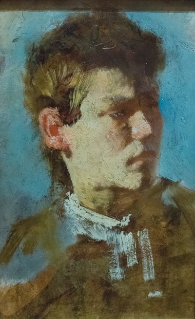 Autoportrait en jeune homme - Francesco Paolo Michetti