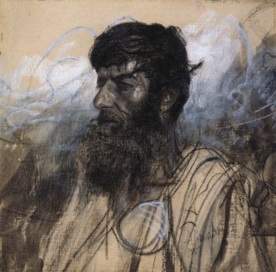 Étude de tête pour infirmes - Francesco Paolo Michetti