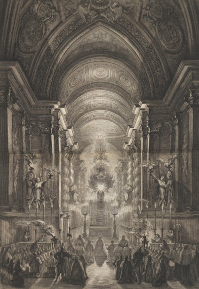 Cérémonie tenue dans la Cappella Paolina, Vatican - Francesco Piranesi