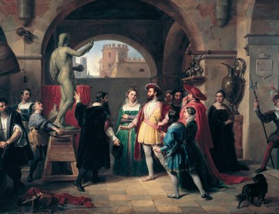 Le roi de France François Ier (1494-1547) visite l