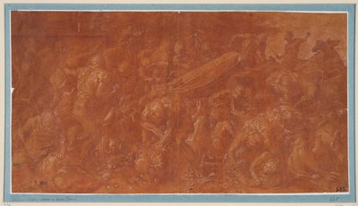 Agamemnon und Kassandra werden während eines Banketts ermordet - Francesco Primaticcio
