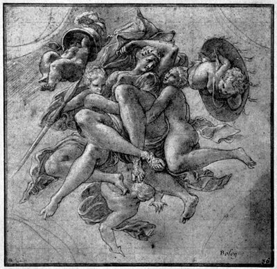 Conception pour la Galerie Ulysse, Fontainebleau, années 1540, 1926 - Francesco Primaticcio