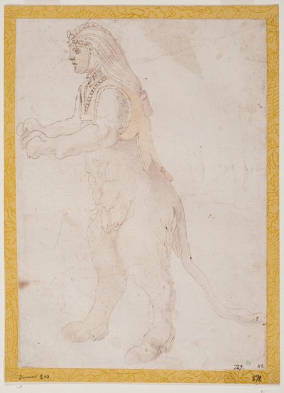 Stehende Sphinx - Francesco Primaticcio