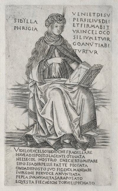 Les Sibylles : La Sibylle phrygienne, vers 1470-1480 - Francesco Rosselli