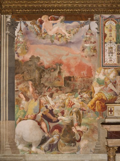 La déroute des Volsques - Francesco Salviati