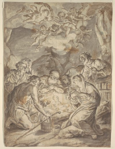 Adoration des bergers - Francesco Saverio Mergolo