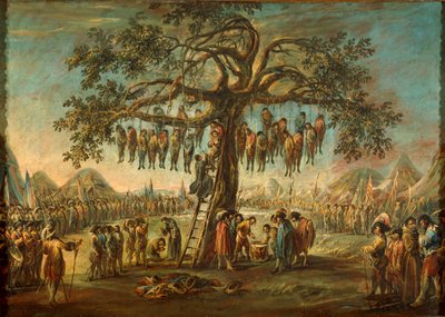 Les Misères de la guerre : les pendus - Francesco Simonini