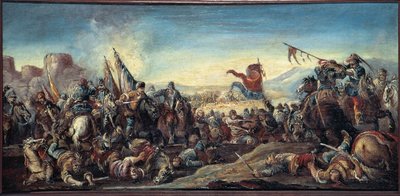 Guerre vénéto-austro-ottomane : bataille entre Vénitiens et Turcs à Corfou, Grèce - Francesco Simonini