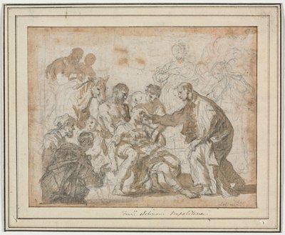 Un miracle de Saint Maurus - Francesco Solimena
