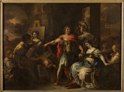 Alexandre et Campaspe, avant 1695 - Francesco Solimena