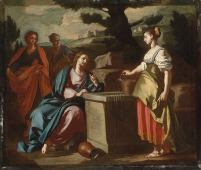 Le Christ et la femme samaritaine au puits - Francesco Solimena