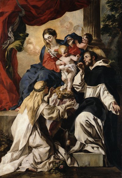 La Vierge trônant avec l