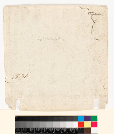 Dessin au dos du papier (verso), avant 1747 - Francesco Solimena