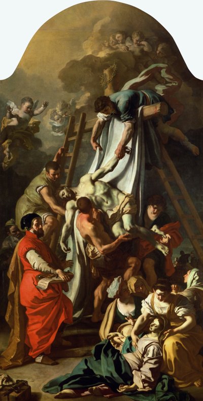 La descente de croix, 1729 - Francesco Solimena