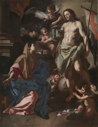 Le Christ ressuscité apparaissant à la Vierge, c.1708 - Francesco Solimena