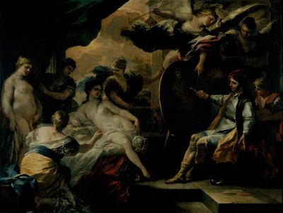 Zeuxis et les jeunes filles de Crotone - Francesco Solimena
