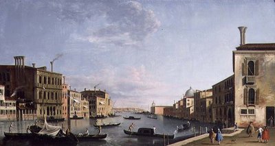 Venise : Le Grand Canal vu du Campo San Vio vers le Bacino - Francesco Tironi