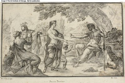 Le Jugement de Pâris - Francesco Trevisani