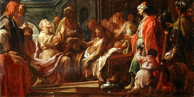 Étude pour Saint Matthieu ressuscitant le fils du roi d