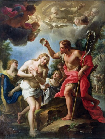 Le Baptême du Christ - Francesco Trevisani