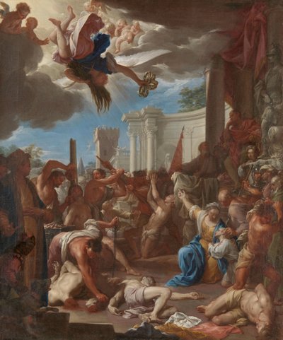 Le martyre des sept fils de Sainte Félicité - Francesco Trevisani