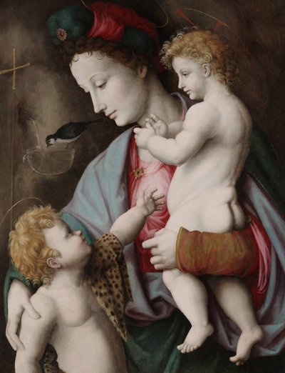 Madone et enfant avec Saint Jean - Francesco Ubertini Il Bacchiacca