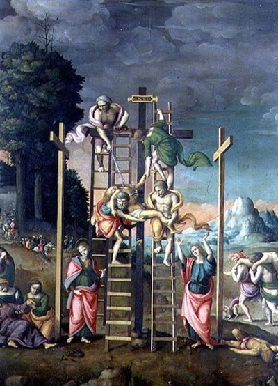 La Déposition du Christ, c.1518 - Francesco Ubertini Verdi Bachiacca