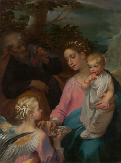 Le Repos pendant la fuite en Égypte, connu sous le nom de la Madonna della Pappa - Francesco Vanni