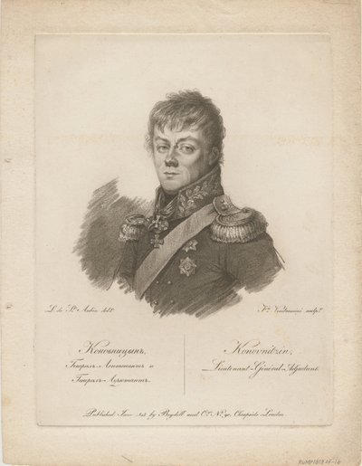 Portrait du comte Pyotr Petrovich Konovnitsyn 1764-1822 - Francesco Vendramini