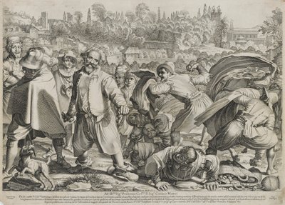 Il Bruttobuono (La bagarre de rue) - Francesco Villamena