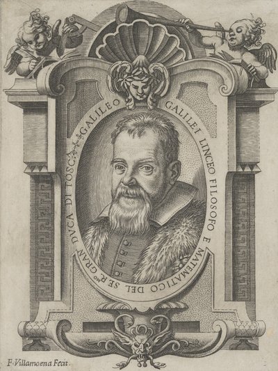 Portrait de Galilée, 1613 - Francesco Villamena